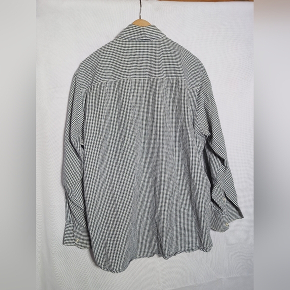 Forsyth sc XL Men's Black and White Checkered Shirt Tailored Fit - Picture 3 of 4
